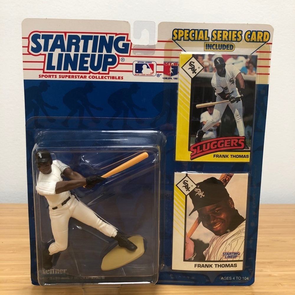 Kenner Starting Lineup Action Figure Kids Fans White Black 1993 Frank Thomas